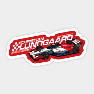 Christian Lundgaard 2022 (white) Sticker